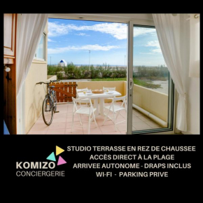 « L’Ecume » Terrasse Rez-de-chaussée/Front de mer